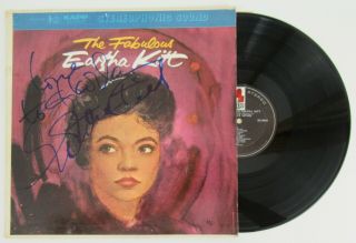 Eartha Kitt Signed Autographed Vinyl Lp Record The Fabulous Ks - 3046