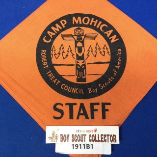 Boy Scout Neckerchief Camp Mohican Staff Robert Treat Council (newark Nj) Dull O
