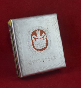 German Ww2 Wehrmacht Soldier Cigarettes Ration Cardboard Box Overstolz War Relic