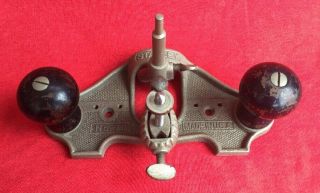 Vintage Stanley No.  71 Router Plane With A 1/2 Inch Wide Cutter Made In U.  S.  A.