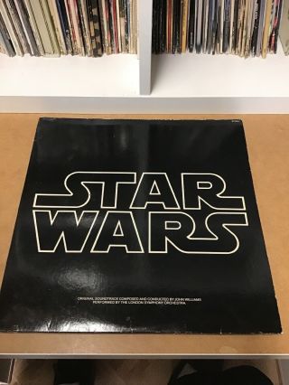 1977 Star Wars Soundtrack Double Vinyl Lp Record Album W/ Poster