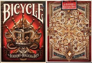 Bicycle Academy Of Magical Arts Playing Cards - The Magic Castle - Very Rare