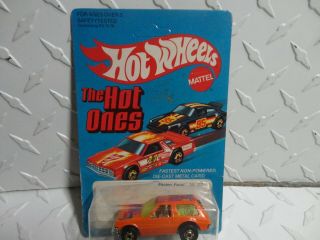 1981 Hot Wheels The Hot Ones Orange Packin 