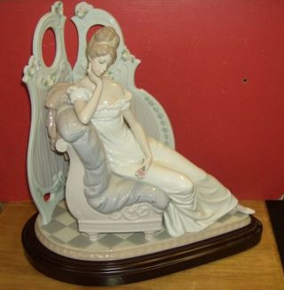 Lladro China Figurine 01840 Promises Of Love & Box &.  Signed Ltd Ed Large