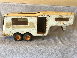 Vintage Tonka Toys Pull Behind Camper Xr - 101 Parts Or Restoration