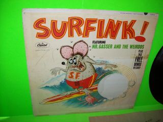 Mr Gasser And The Weirdos Surfink Vinyl LP Record Surf Fink Hot Rod 64 2