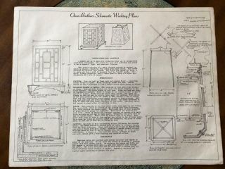 PAGODA GIRL PRODUCTION - OWEN BROTHERS BLUEPRINTS & SCHEMATIC PLANS • VINTAGE 2