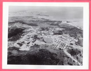1945 Admiral Nimitz Cincpac Headquarters On Guam 8x10 News Photo