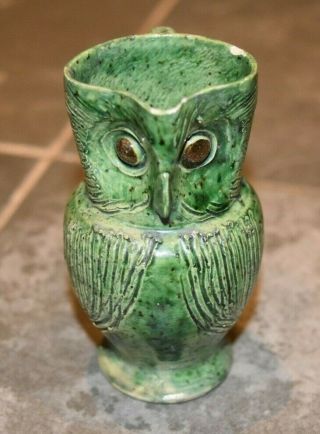 Rare 1900 Green Arts And Crafts Farnham Pottery Miniature Liberty 