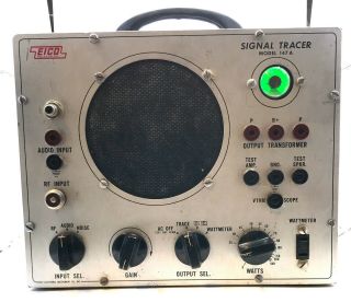 Vintage Eico 147a Signal Tracer Test Equipment For Ham Radio Tube Amp