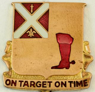 540th Field Artillery Battalion Crest Di/dui Pinback Dondero Hm