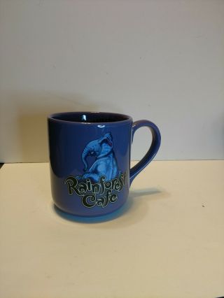 Rainforest Cafe Purple Elephant Tuki Makeeta 20 Oz.  Ceramic Coffee Tea Cup Mug