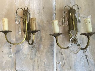 Antique French Wall Lights For Restoration