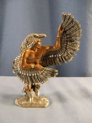 1990 Masterworks Fine Pewter Native American Eagle Dancer Figurine