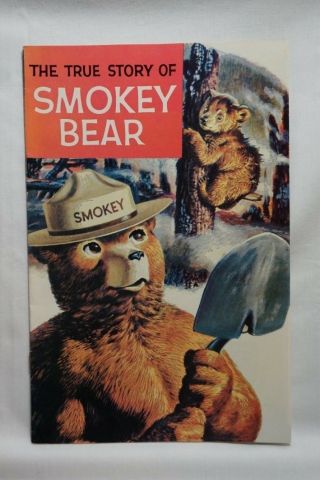 Vintage 1969 Smokey The Bear The True Story Of Comic Book State Forestry Dept