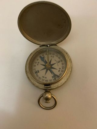 Vintage World War Ii Ww2 Era Wittnauer Pocket Compass