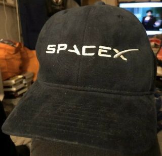 Space Launch X Elon Musk Ball Cap Hat,  Employee Item,  Embroidered,