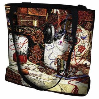 Woven Tote Bag - Maggie The Messmaker 976
