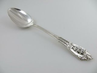 Serving Spoon Rose Point Wallace Sterling Silver Flatware