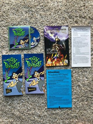 Vintage PC BIG BOX Maniac Mansion: Day of the Tentacle (CD ROM 1993) 3