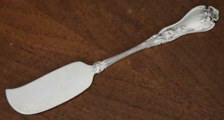 Lovely Rare Antique Sterling Whiting Violet Individual Butter Knife No Mono Hv 6