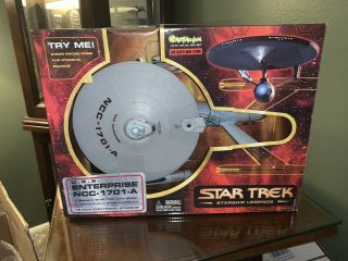 2003 Art Asylum Star Trek Uss Enterprise Ncc - 1701 - A Electronic Ship