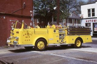Chambersburg Pa 1965 Pirsch Pumper - Fire Apparatus Slide