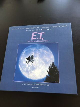 E.  T The Extra - Terrestrial Soundtrack Vinyl Michael Jackson Box Set Album Lp
