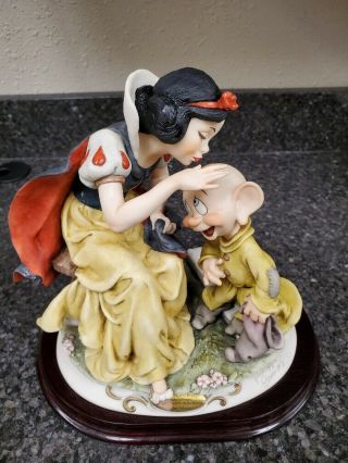 Giuseppe Armani Disney Limited Edition Snow White & Dopey 0309c - Hand Signed