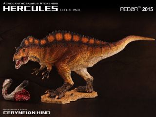 Rebor Acrocanthosaurus Hercules 1:35 Scale Dinosaur Deluxe Pack Model Figurine