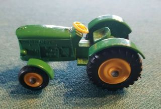 Vintage 1964 Matchbox Lesney John Deere - Lanz Tractor No.  50 Die Cast Farm Toy