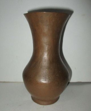 Vintage Arts & Crafts Small Hammered Copper Vase