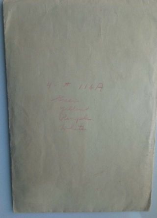 5 Silks from Harold Rice,  Silk King Studios,  1940s.  Folder & Envelope 2
