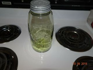 Lime Green Ball Mason Jar 1/2 Gallon Jar