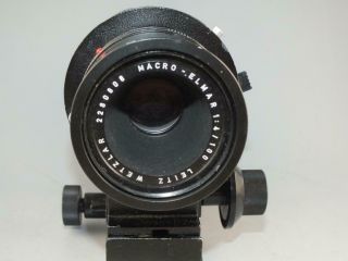 Vintage Leitz Wetzlar Macro Elmar 1:4/100 Bellows Lens