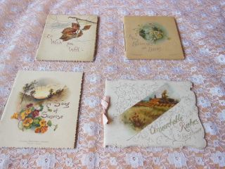 4 Victorian Booklets