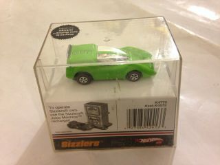 Hot Wheels Redline Sizzler Live Wire in green,  in package 3