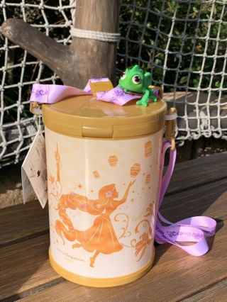 Tokyo Disney Resort Limited Rapunzel And Pascal Light Up Popcorn Bucket 2019 F/s