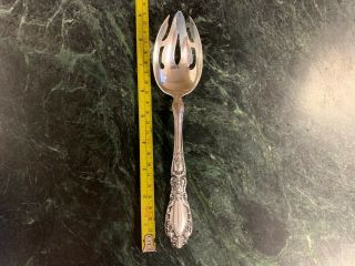 Prince Eugene By Alvin Sterling Silver Pierced Serving Spoon - Ships -
