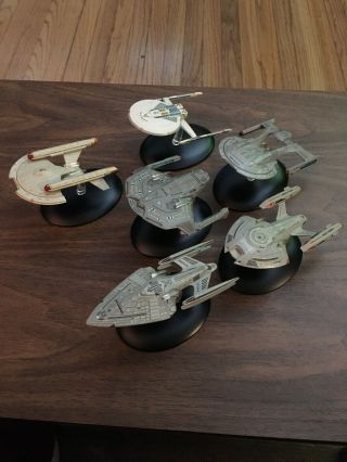 Star Trek Eaglemoss 6 Federation Starships