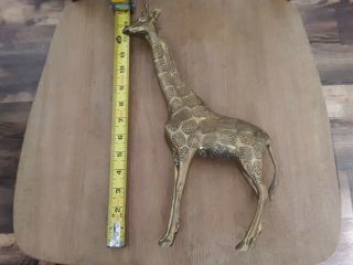 Brass Giraffe Figurine