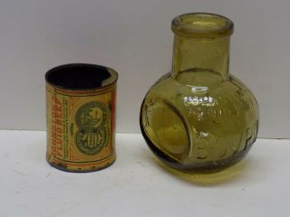 THE LINK.  JOHNSTON ' S FLUID BEEF - BOVRIL CAN AND BOTTLE JAR LATE 1800 ' S 3