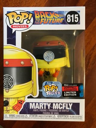Funk Pop Marty Mcfly 815 Back To The Future 2019 Nycc Shared Exclusive Nib