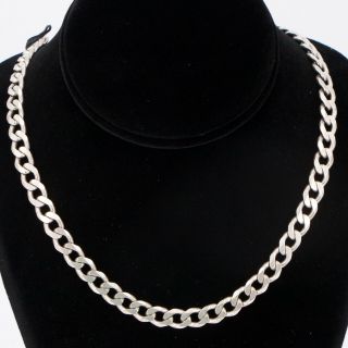 Sterling Silver - Italy 8mm Cuban Link Chain 28.  75 " Heavy Necklace - 81g