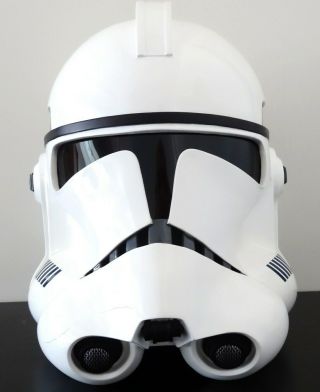 Star Wars Master Replicas Sw - 144 Clone Trooper Helmet Mask Bust Statue Defect 6