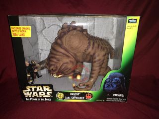 Rancor And Luke Skywalker Star Wars Power Of The Force Action Figure Kenner