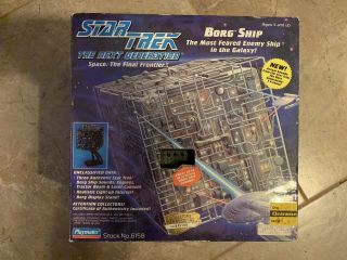 1993 Playmates Star Trek The Next Generation Borg Ship Cube Nib