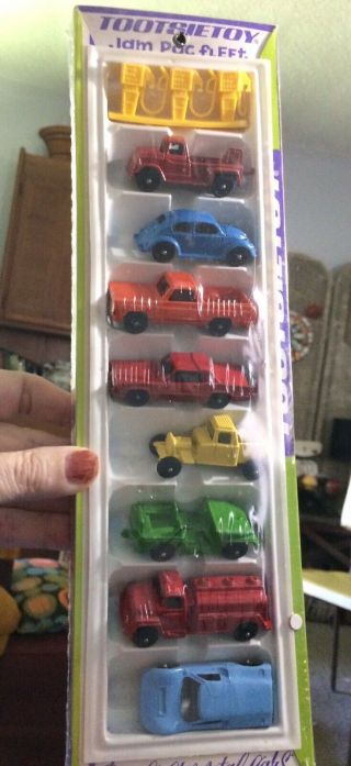 1960s Tootsietoy Jam Pac Metal Cars Trucks Vw Gas Pumps Jeep 1969 Nos Toys