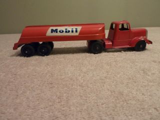 Tootsietoy Mobile Oil Semi Truck And Trailer 1940 