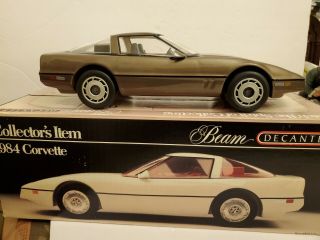 Jim Beam 1984 Chevy Corvette Car Regal China Decanter " Bronze ".  B20